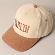 Load image into Gallery viewer, DARLIN' Corduroy baseball cap beige