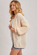 Load image into Gallery viewer, Maisie cable knit cardigan (cream)