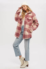 Load image into Gallery viewer, Dolly plaid brushed flannel Shacket