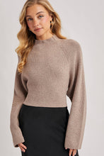 Load image into Gallery viewer, Sierra Bow Knit Sweater (taupe)
