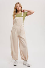 Load image into Gallery viewer, Carrie Cargo Drawstring Overalls