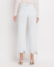 Load image into Gallery viewer, Leslie 90’s distressed relaxed fit crop flare jeans