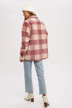 Load image into Gallery viewer, Dolly plaid brushed flannel Shacket