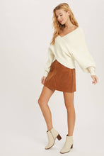 Load image into Gallery viewer, Maribel cross knit sweater (Ruby)