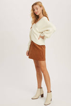 Load image into Gallery viewer, Maribel cross knit sweater (Ruby)