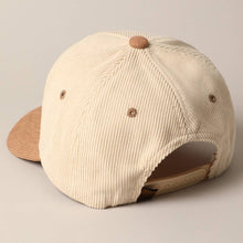 Load image into Gallery viewer, DARLIN' Corduroy baseball cap beige