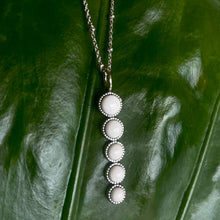 Load image into Gallery viewer, Ilaria White Agate Necklace "Limited Edition": Sterling silver chain