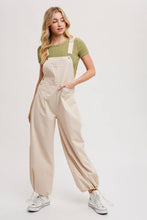 Load image into Gallery viewer, Carrie Cargo Drawstring Overalls