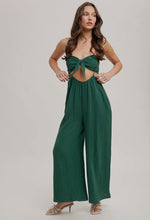 Load image into Gallery viewer, Sandra suspender pant jumpsuit set (green)