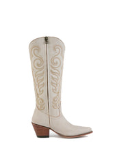 Load image into Gallery viewer, Jolene Cowboy Boot (cream)
