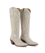 Load image into Gallery viewer, Jolene Cowboy Boot (cream)