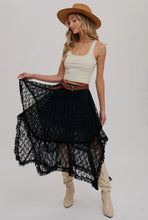 Load image into Gallery viewer, Maddy lace skirt (black)