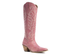 Load image into Gallery viewer, Jolene Cowboy Boot (pink)