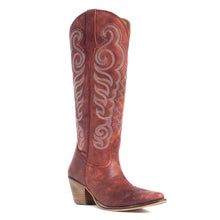 Load image into Gallery viewer, Jolene Cowboy Boot (red)