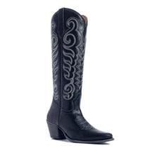 Load image into Gallery viewer, Jolene Cowboy Boot (black)