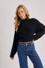 Load image into Gallery viewer, Sierra Bow Knit Sweater (black)