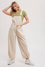 Load image into Gallery viewer, Carrie Cargo Drawstring Overalls