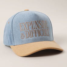 Load image into Gallery viewer, Expensive & Difficult Denim Corduroy Trucker Hat