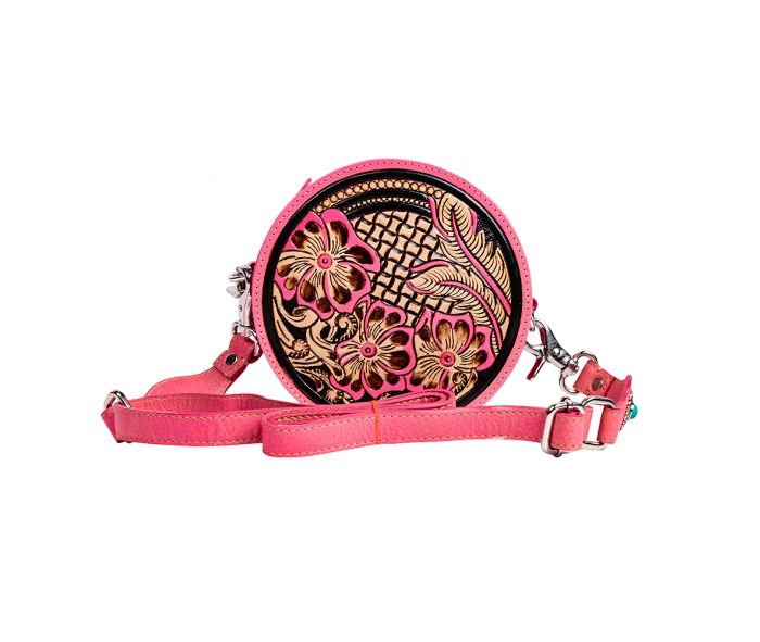 Pink Floral Mini Canteen Purse