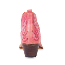 Load image into Gallery viewer, Pink Stitched Leather Boots
