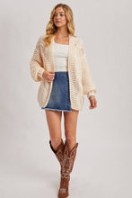 Load image into Gallery viewer, Maisie cable knit cardigan (cream)
