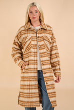 Load image into Gallery viewer, Plum/Denim Aztec Coat
