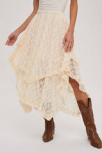 Load image into Gallery viewer, Maddy lace skirt (cream)

