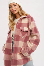 Load image into Gallery viewer, Dolly plaid brushed flannel Shacket
