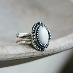 Riley White Agate Ring *Limited Edition*