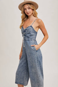 OG Acid Wash Denim Jumpsuit