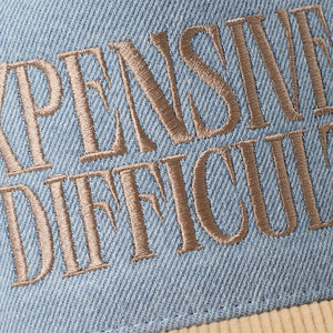 Expensive & Difficult Denim Corduroy Trucker Hat
