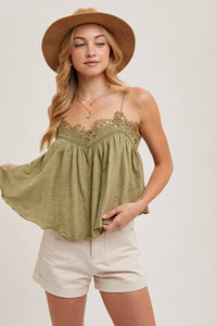 Kelsey Floral Crochet top