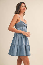 Load image into Gallery viewer, Katy Smocked Denim Dress
