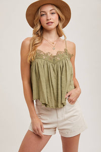 Kelsey Floral Crochet top