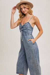 OG Acid Wash Denim Jumpsuit