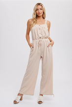 Load image into Gallery viewer, Almond Waffle Knit Jumpsuit
