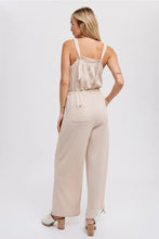 Load image into Gallery viewer, Almond Waffle Knit Jumpsuit
