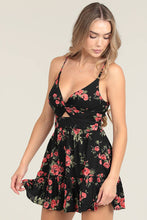 Load image into Gallery viewer, Georgia Floral Twist front romper
