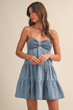 Load image into Gallery viewer, Katy Smocked Denim Dress
