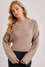 Load image into Gallery viewer, Sierra Bow Knit Sweater (taupe)
