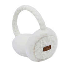 Load image into Gallery viewer, Cable Knitted Faux Fur Ear Muffs
