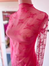 Load image into Gallery viewer, Pink Lace Mesh Top
