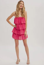 Load image into Gallery viewer, Pink ruffle romper
