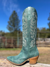 Load image into Gallery viewer, Turquoise Cowboy Boot
