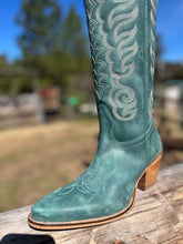 Load image into Gallery viewer, Turquoise Cowboy Boot
