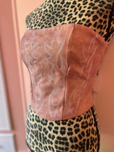 Load image into Gallery viewer, Pink Boot Stitch Corset Top
