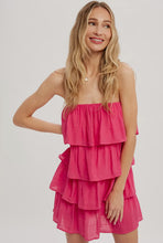 Load image into Gallery viewer, Pink ruffle romper
