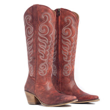 Load image into Gallery viewer, Red Cowboy Boot
