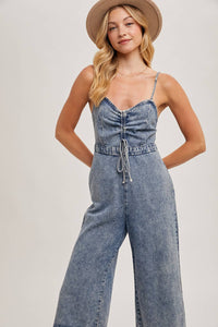OG Acid Wash Denim Jumpsuit