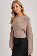 Load image into Gallery viewer, Sierra Bow Knit Sweater (taupe)
